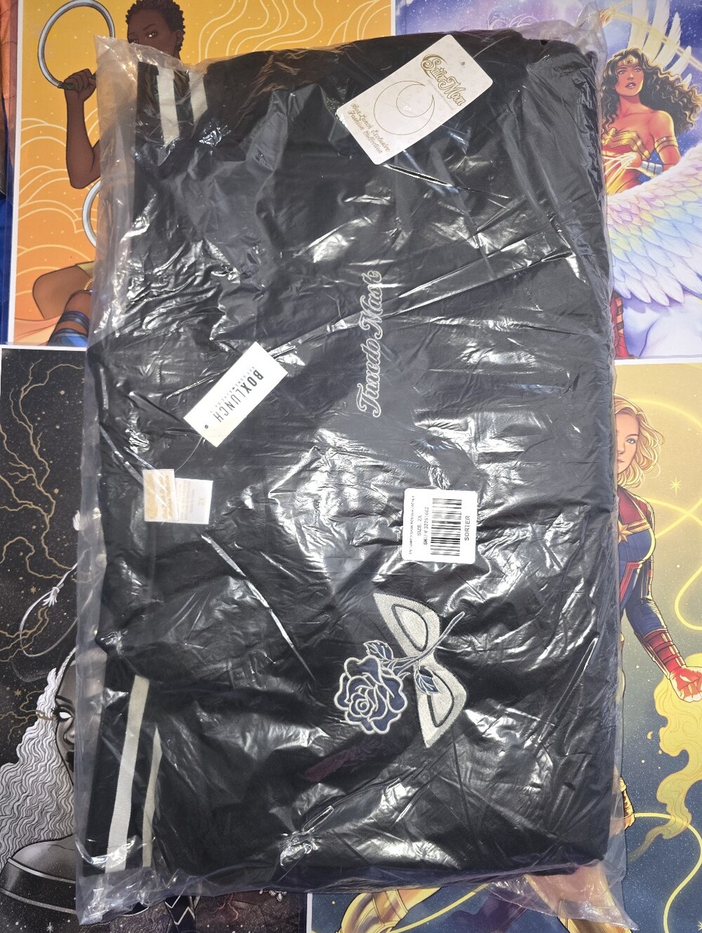 Pretty Guardian Sailor Moon Tuxedo Mask Icons Bomber Jacket - BoxLunch Exclusive